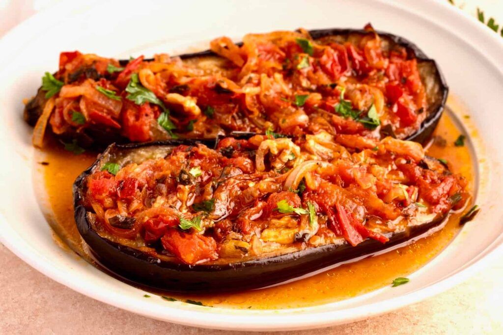 Recette Imam Bayildi : Aubergines farcies vegan turques